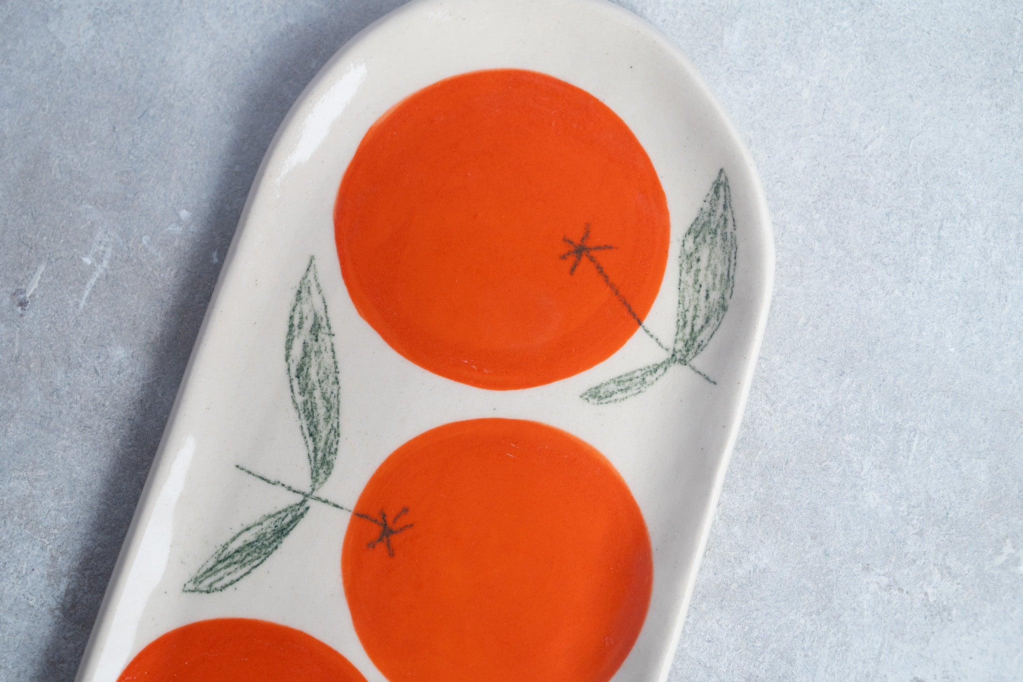 Large Orange Dish