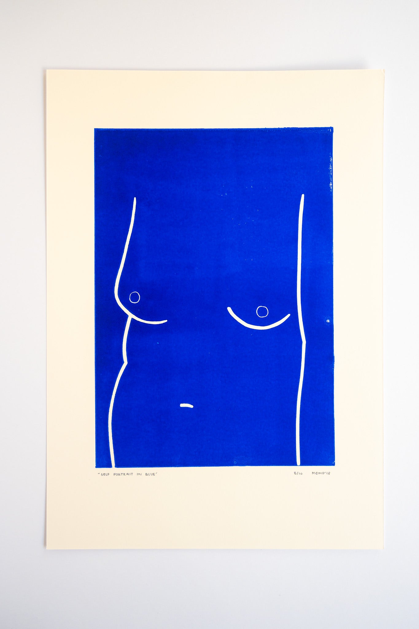 Self Portrait in Blue