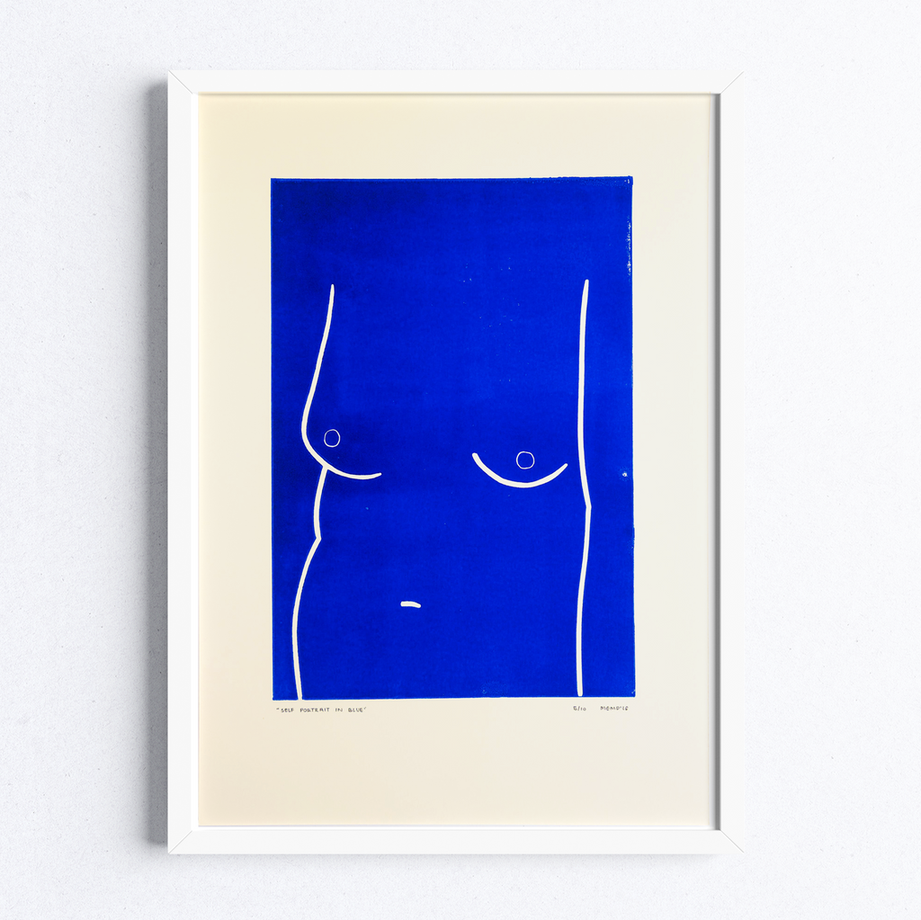 Self Portrait in Blue