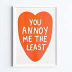 You Annoy Me The Least